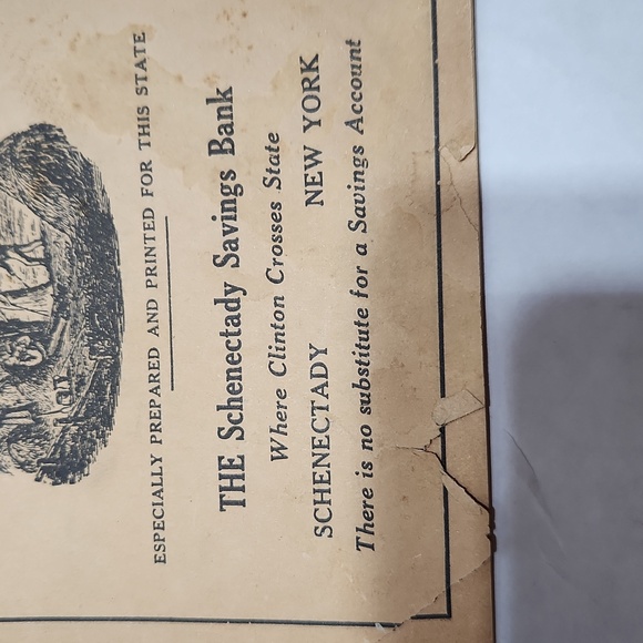 Vintage Schenectady NY Savings Bank 1932 Farmers' Almanac - Picture 3 of 4